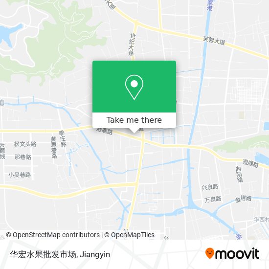 华宏水果批发市场 map
