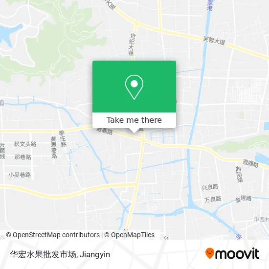 华宏水果批发市场 map