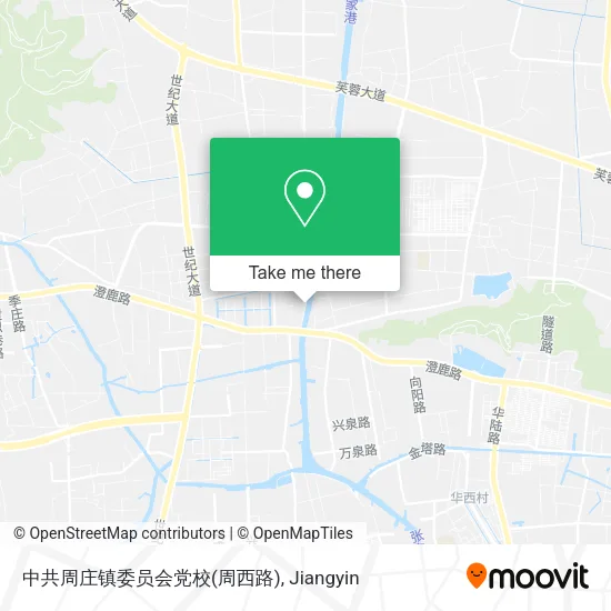 中共周庄镇委员会党校(周西路) map