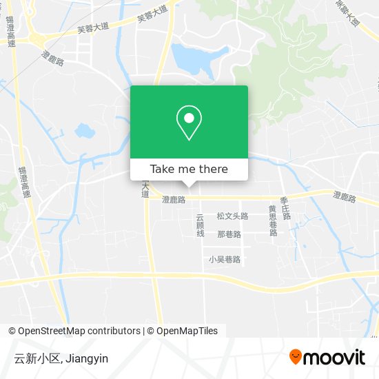 云新小区 map