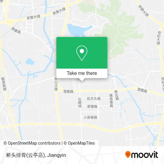 桥头排骨(云亭店) map