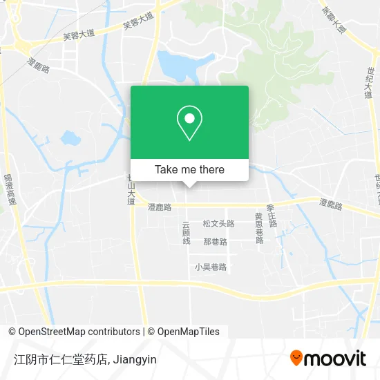 江阴市仁仁堂药店 map
