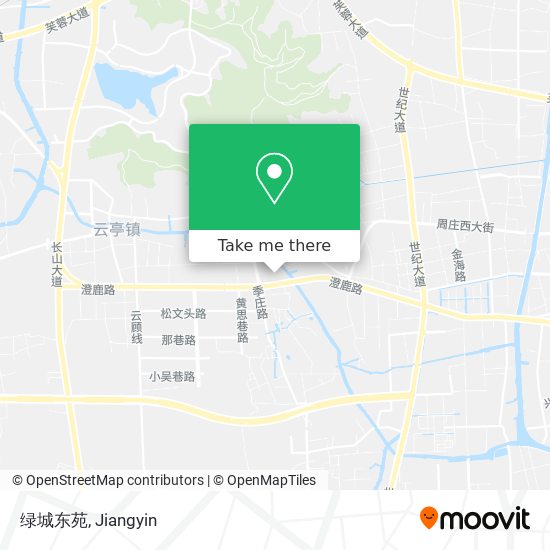 绿城东苑 map