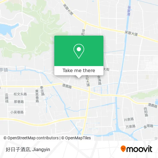 好日子酒店 map