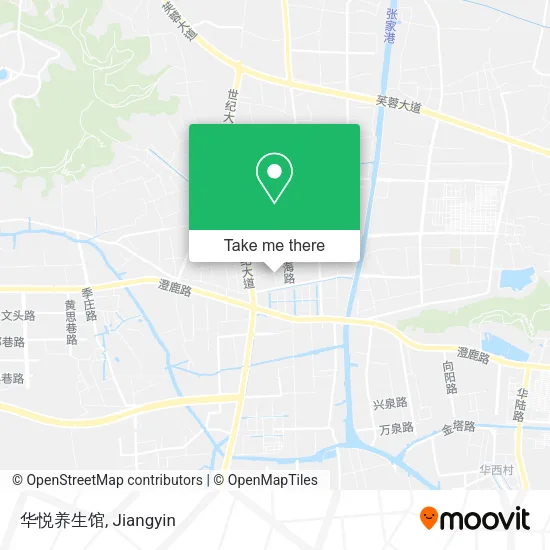 华悦养生馆 map