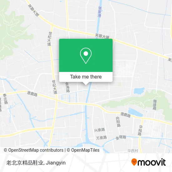 老北京精品鞋业 map