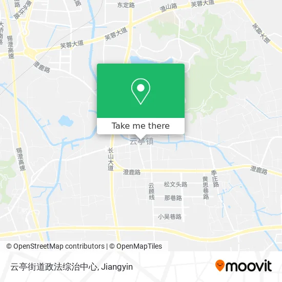 云亭街道政法综治中心 map