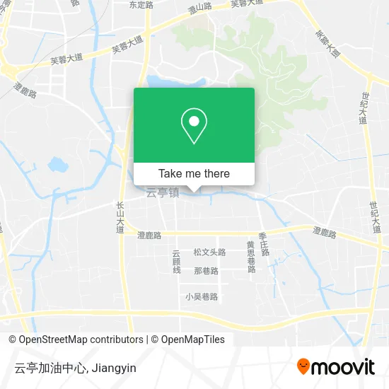 云亭加油中心 map