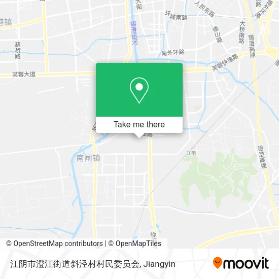 江阴市澄江街道斜泾村村民委员会 map