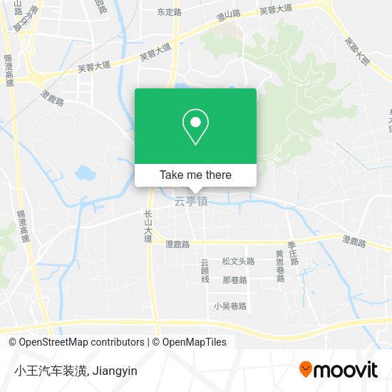 小王汽车装潢 map