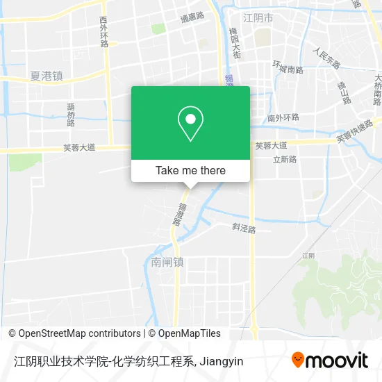 江阴职业技术学院-化学纺织工程系 map