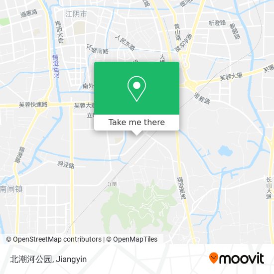 北潮河公园 map