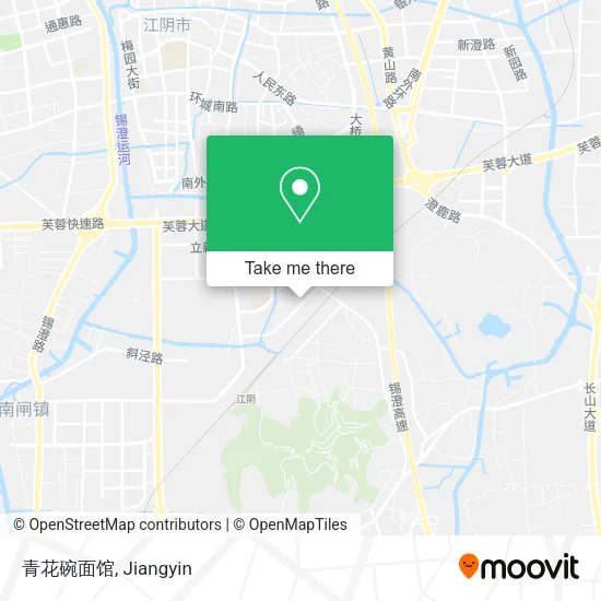 青花碗面馆 map