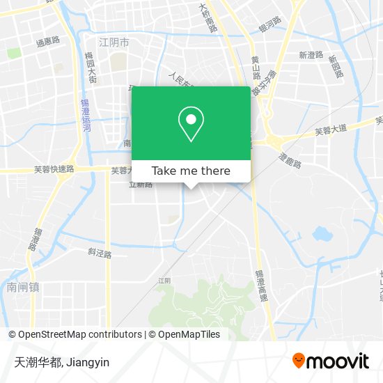 天潮华都 map