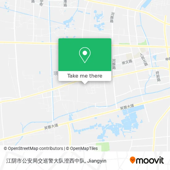 江阴市公安局交巡警大队澄西中队 map