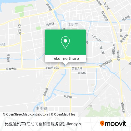 比亚迪汽车(江阴同创销售服务店) map