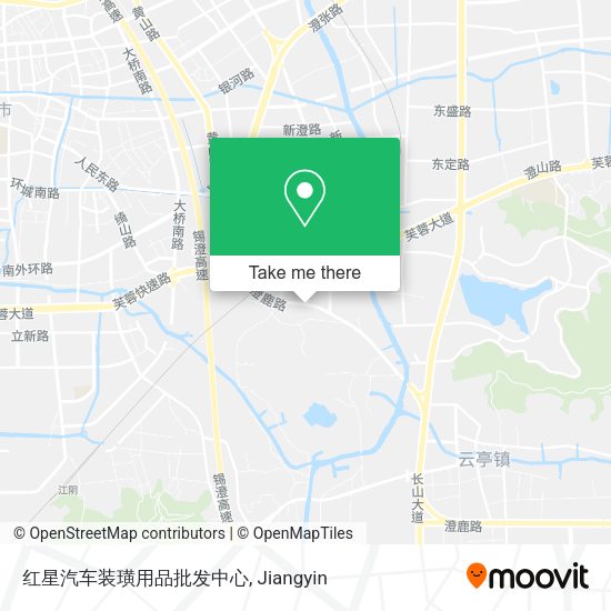 红星汽车装璜用品批发中心 map