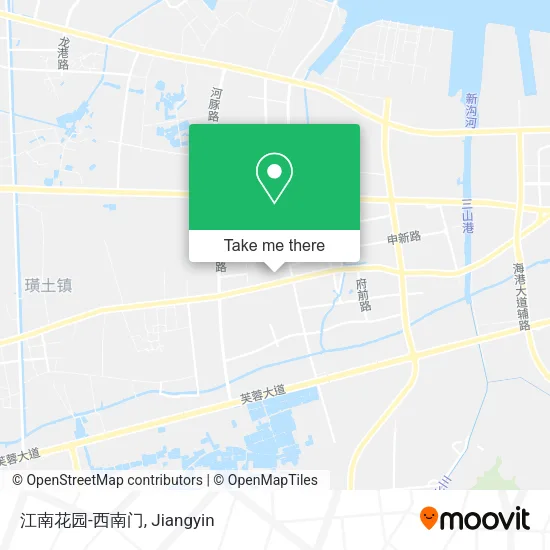 江南花园-西南门 map