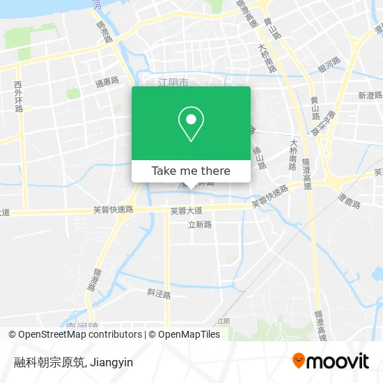 融科朝宗原筑 map