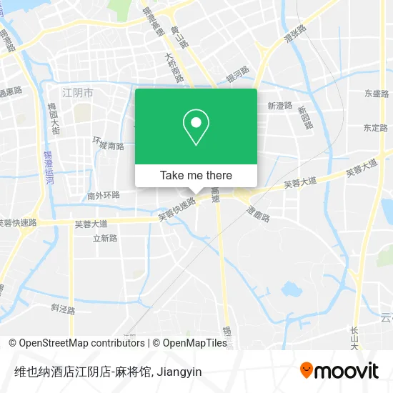 维也纳酒店江阴店-麻将馆 map