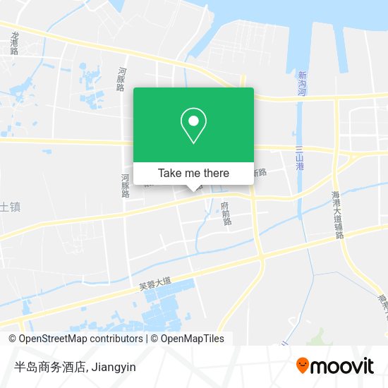 半岛商务酒店 map