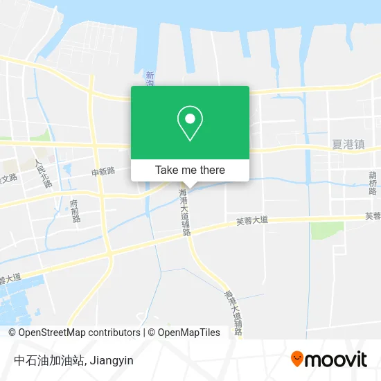 中石油加油站 map