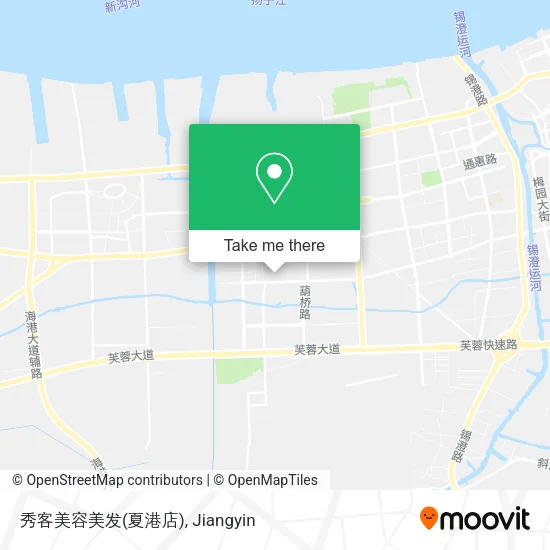 秀客美容美发(夏港店) map