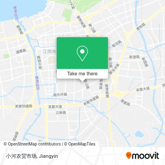 小河农贸市场 map