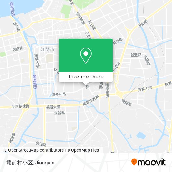 塘前村小区 map