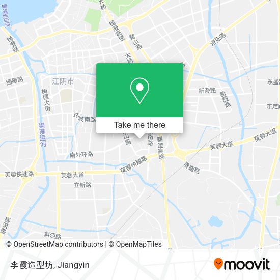 李霞造型坊 map