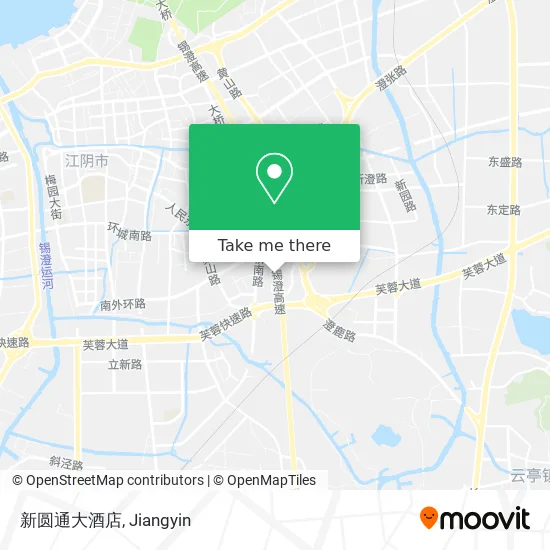 新圆通大酒店 map