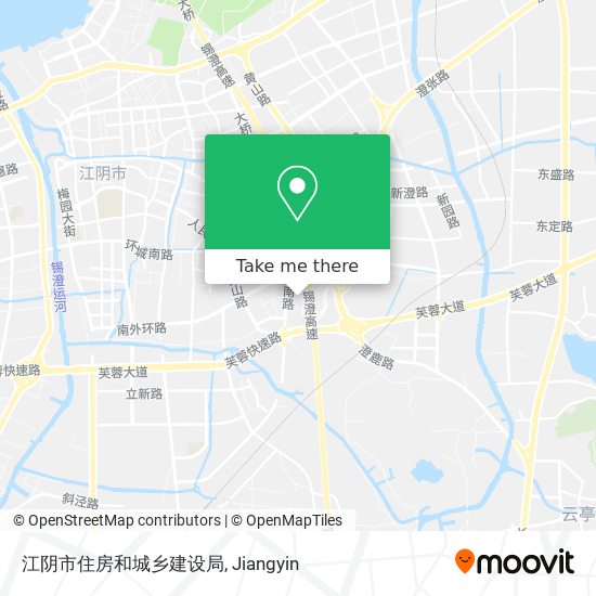 江阴市住房和城乡建设局 map