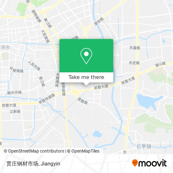 贯庄钢材市场 map