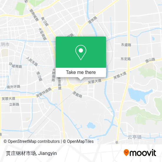贯庄钢材市场 map