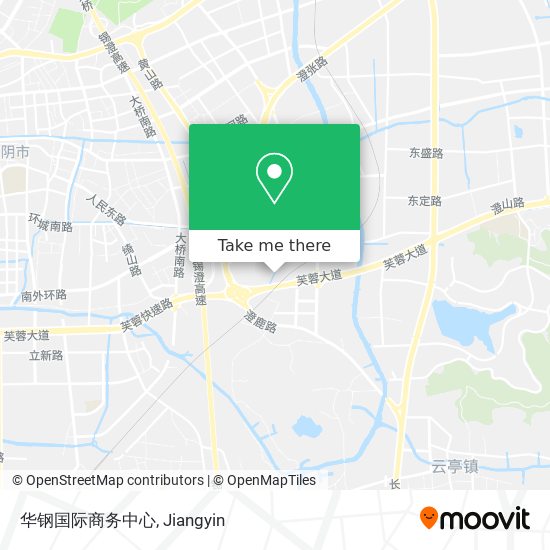 华钢国际商务中心 map