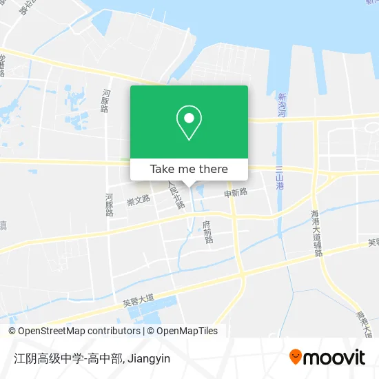 江阴高级中学-高中部 map