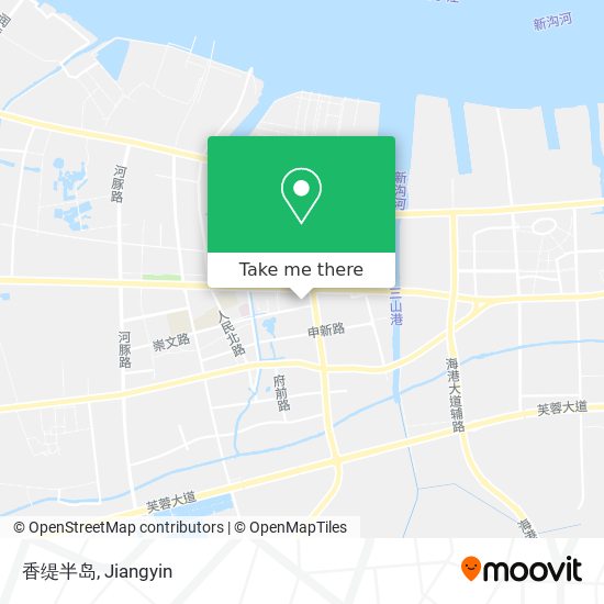 香缇半岛 map
