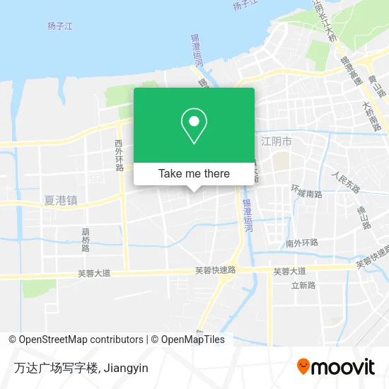 万达广场写字楼 map