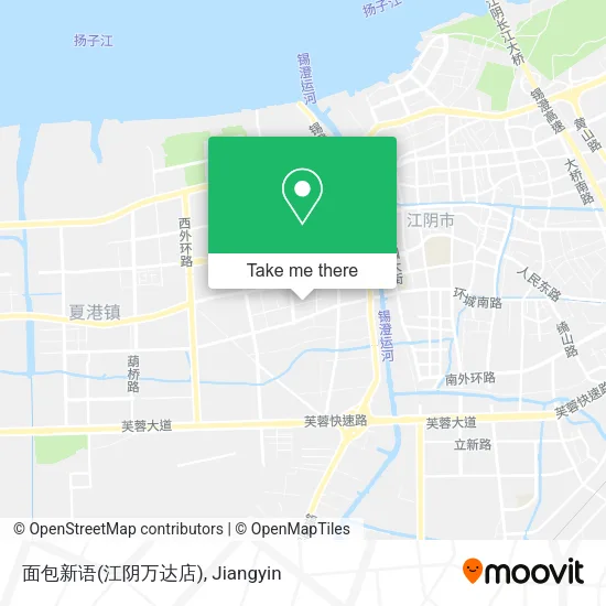 面包新语(江阴万达店) map