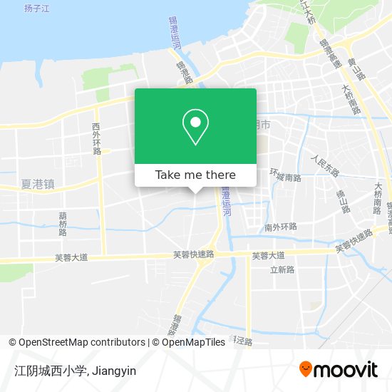 江阴城西小学 map