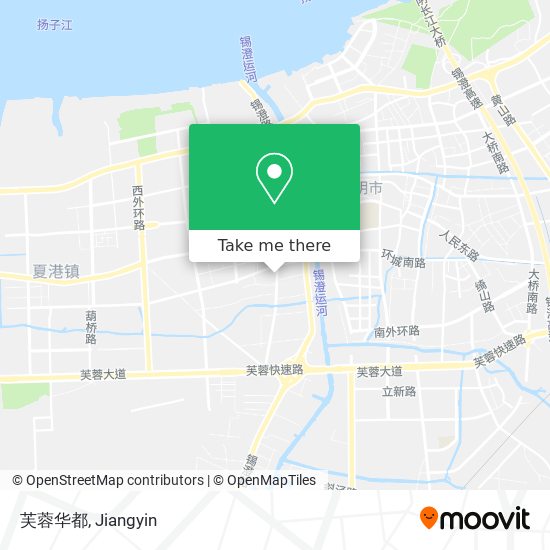 芙蓉华都 map