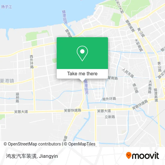 鸿发汽车装潢 map