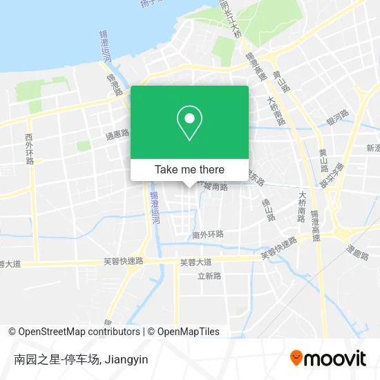 南园之星-停车场 map