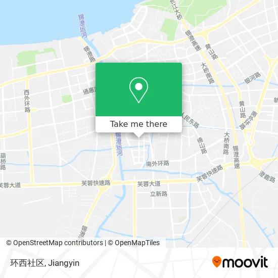 环西社区 map