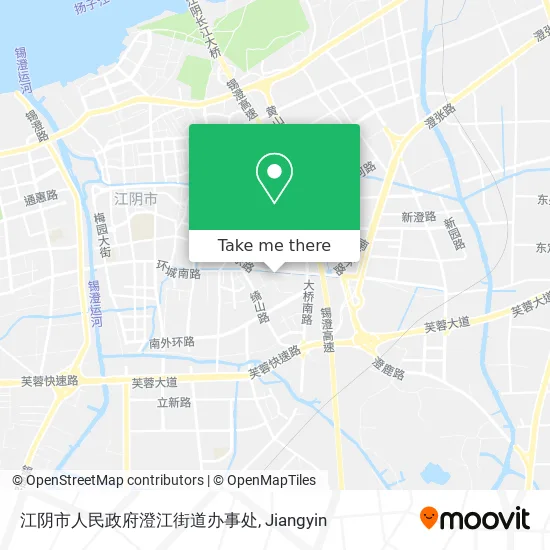 江阴市人民政府澄江街道办事处 map