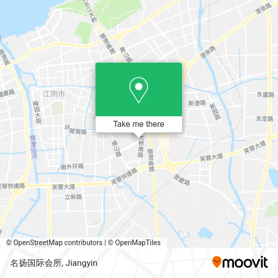 名扬国际会所 map