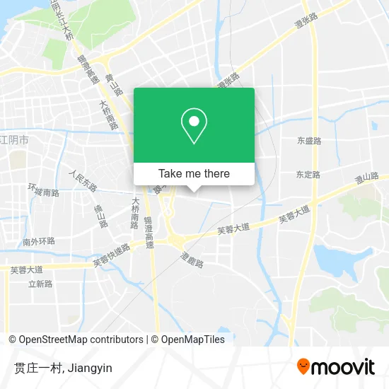 贯庄一村 map