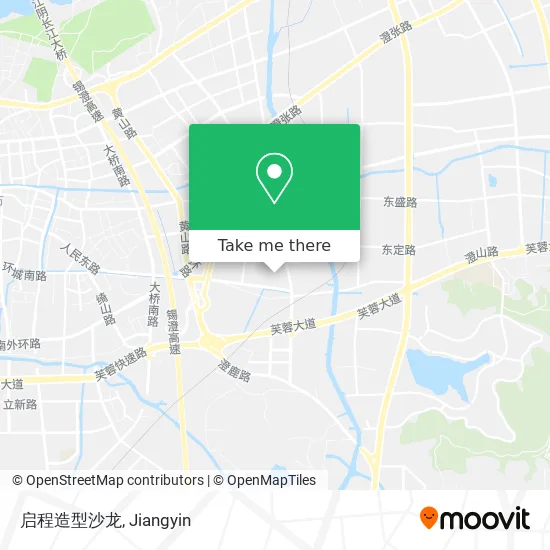 启程造型沙龙 map