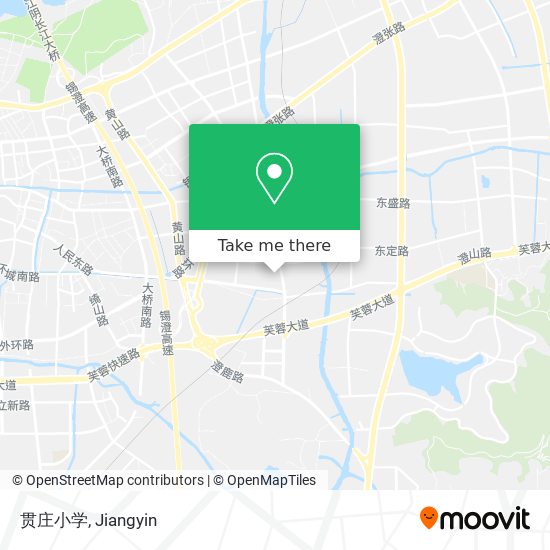 贯庄小学 map
