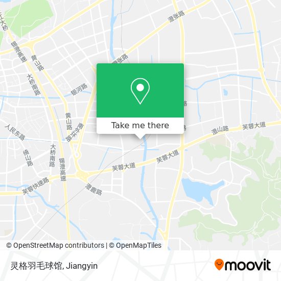 灵格羽毛球馆 map